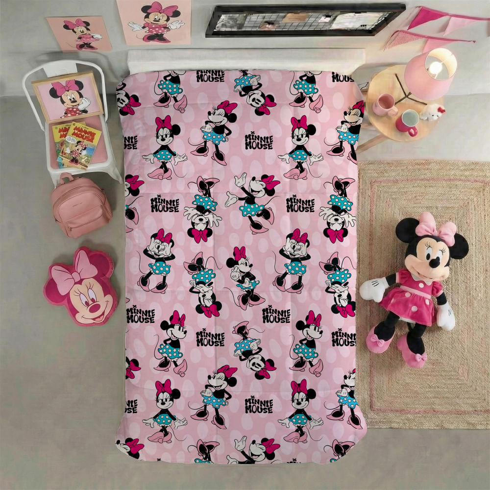 Acolchado Flannel Minnie