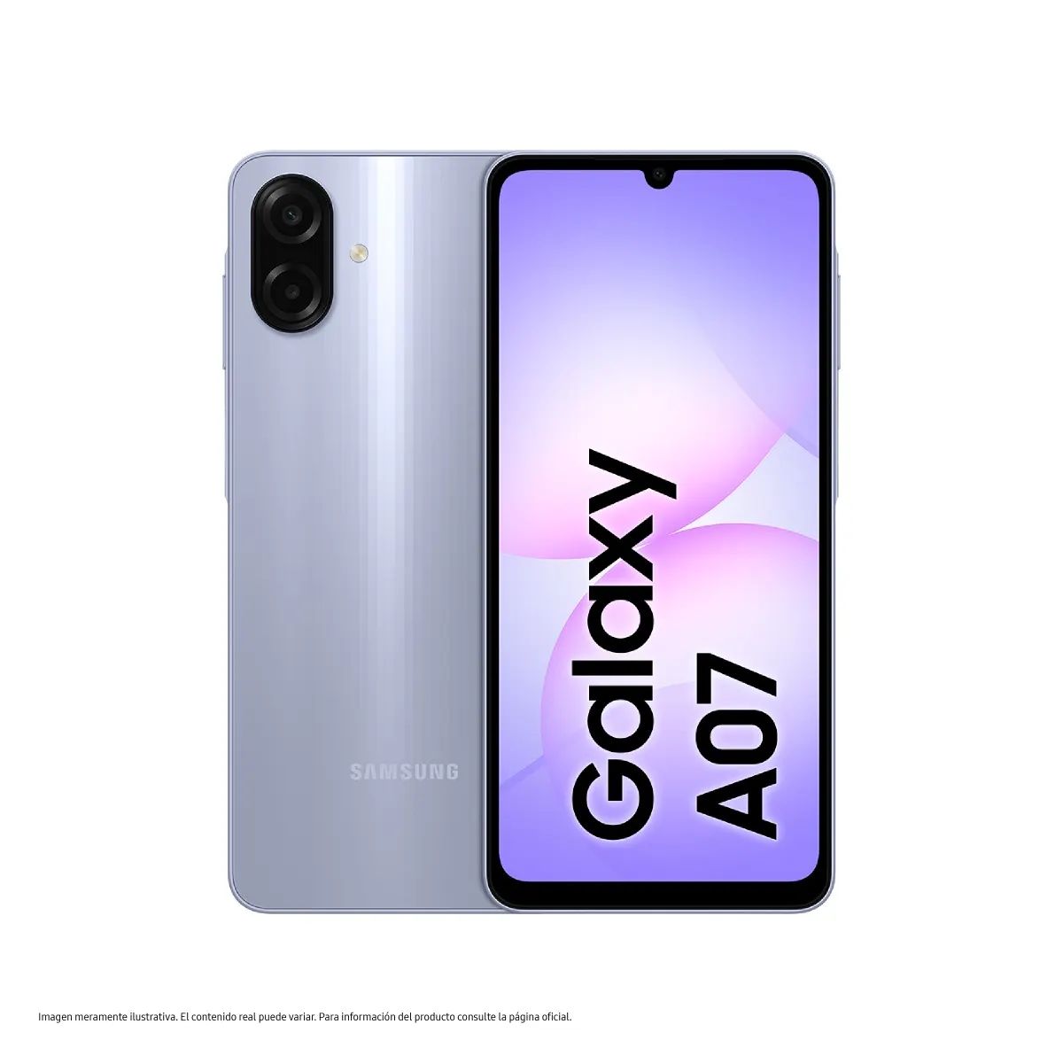 Celular Samsung Galaxy A07 Light Violet 4/64gb 6.7"