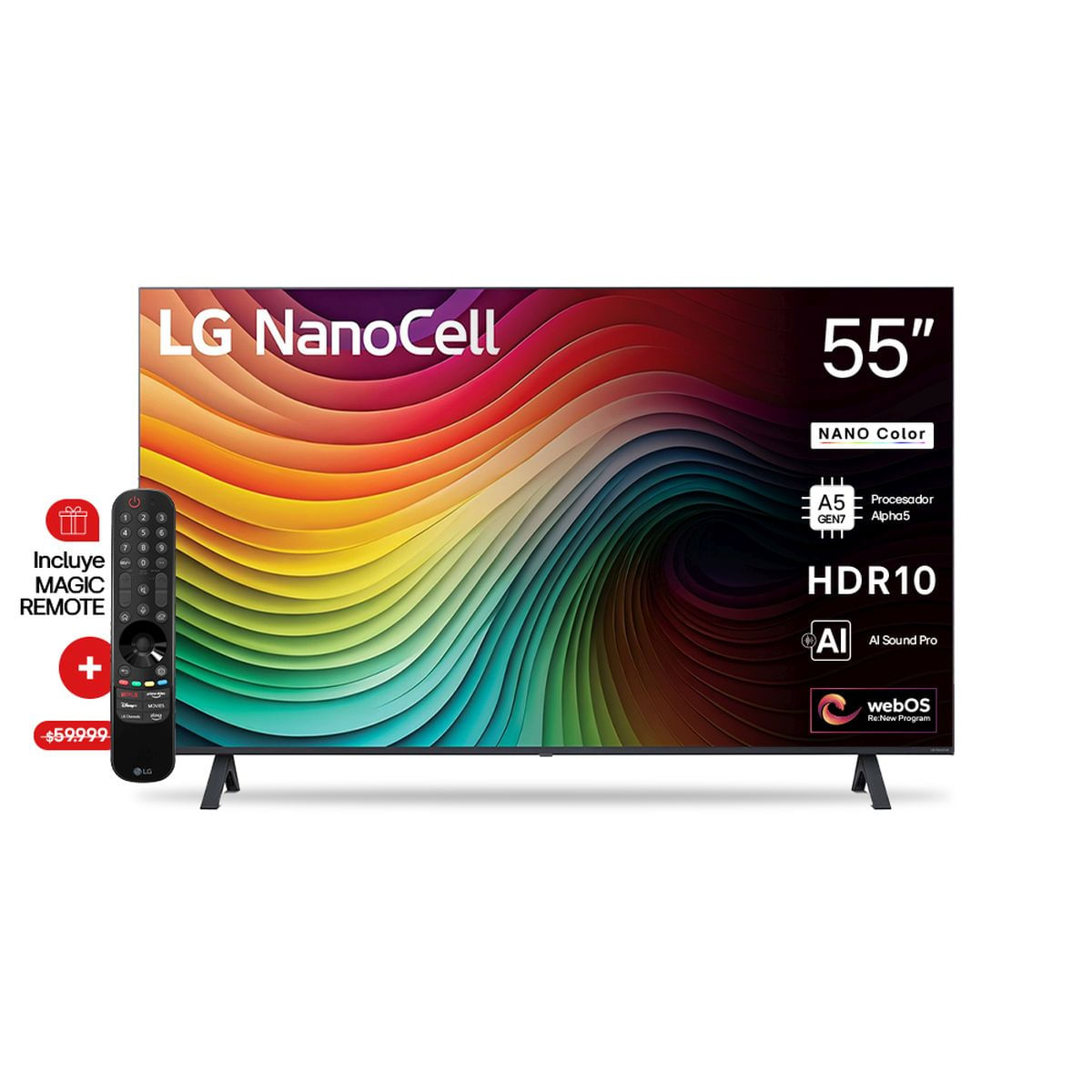 Smart tv 55 Nano Smart 4k Nano Cell Bt Usb