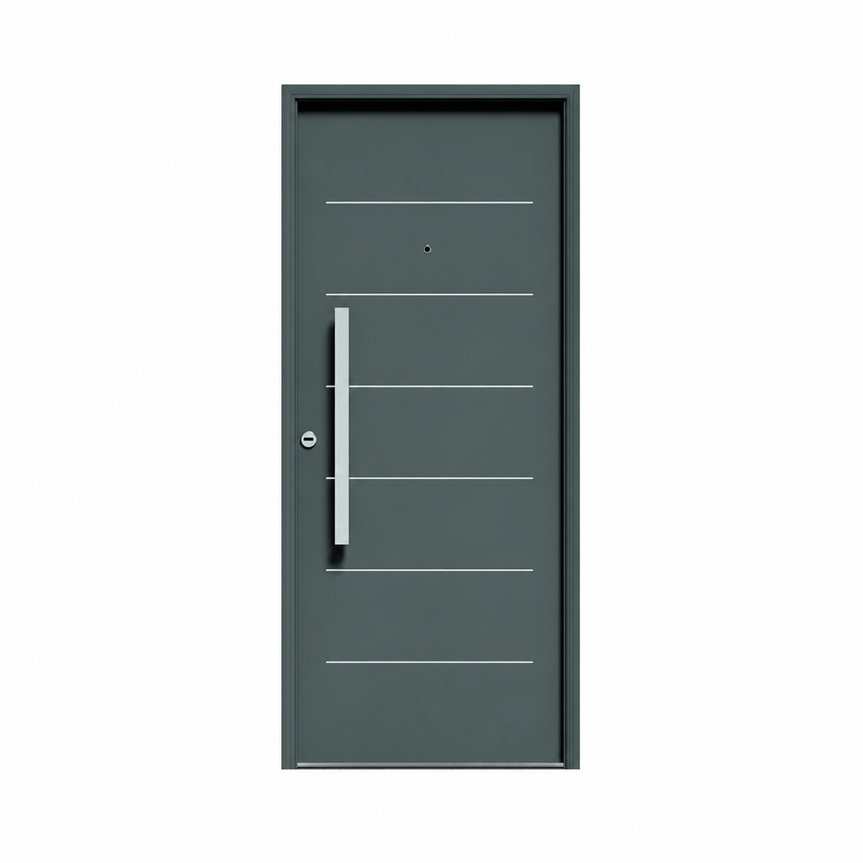 Puerta Exterior 24 Imperia c/Barral Antibarreta Gris Grafito 80x200