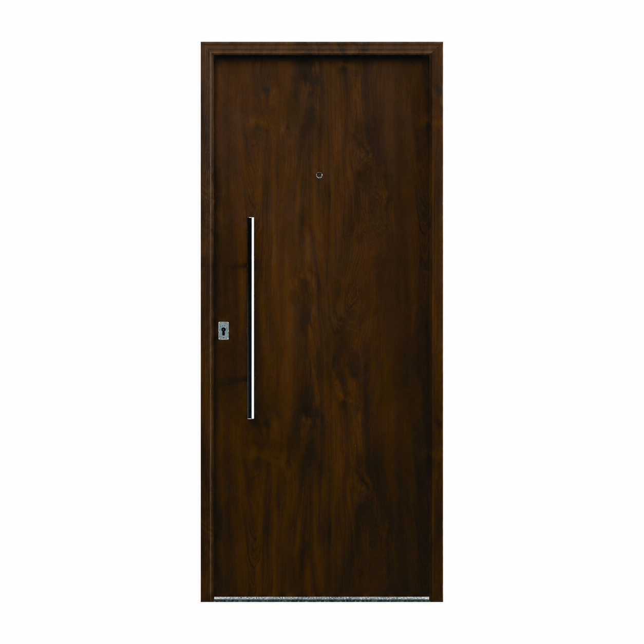 Puerta Exterior 49 Lisa c/Barral Antibarreta Caoba 80x200