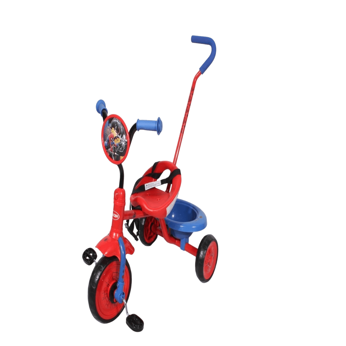 Triciclo con Canasto y Cinturon Spiderman 11584