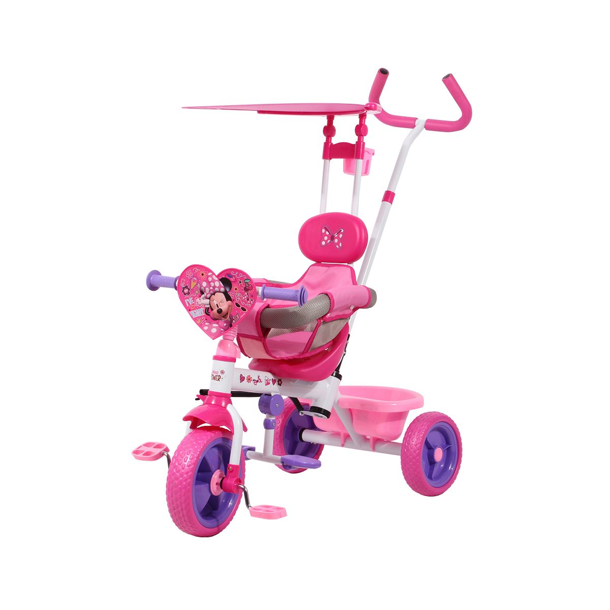 Triciclo Con Canasto Y Cinturon Minnie