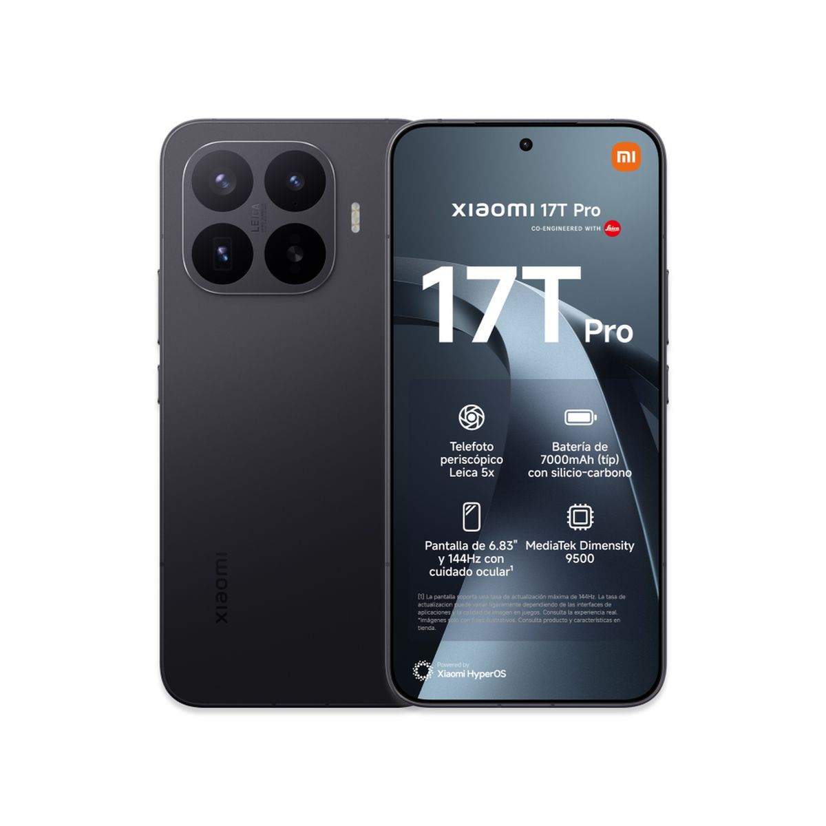 Celular Xiaomi 17t Pro Black 12/512 6.83"