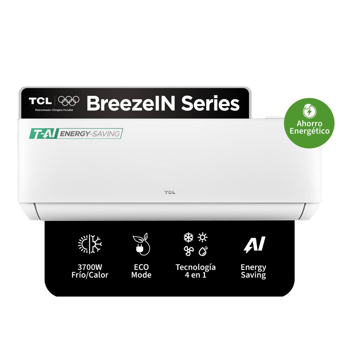 Split TCL 3700w F/C Inv Taca3700fcsd/Breeze