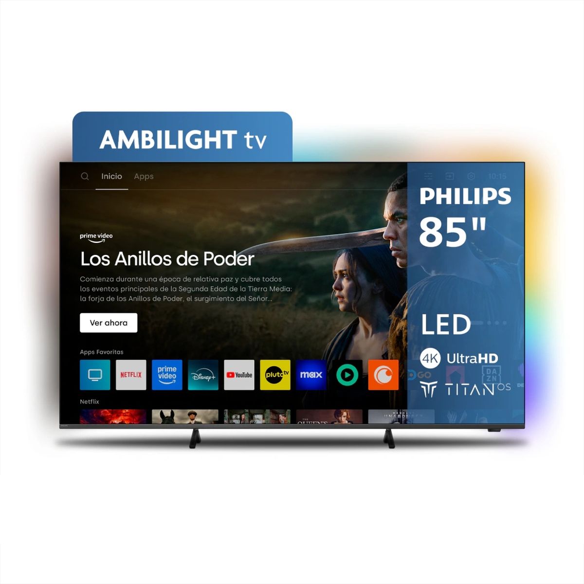 Smart Tv 85 PUG8209/59 4k Uhd Ambilight