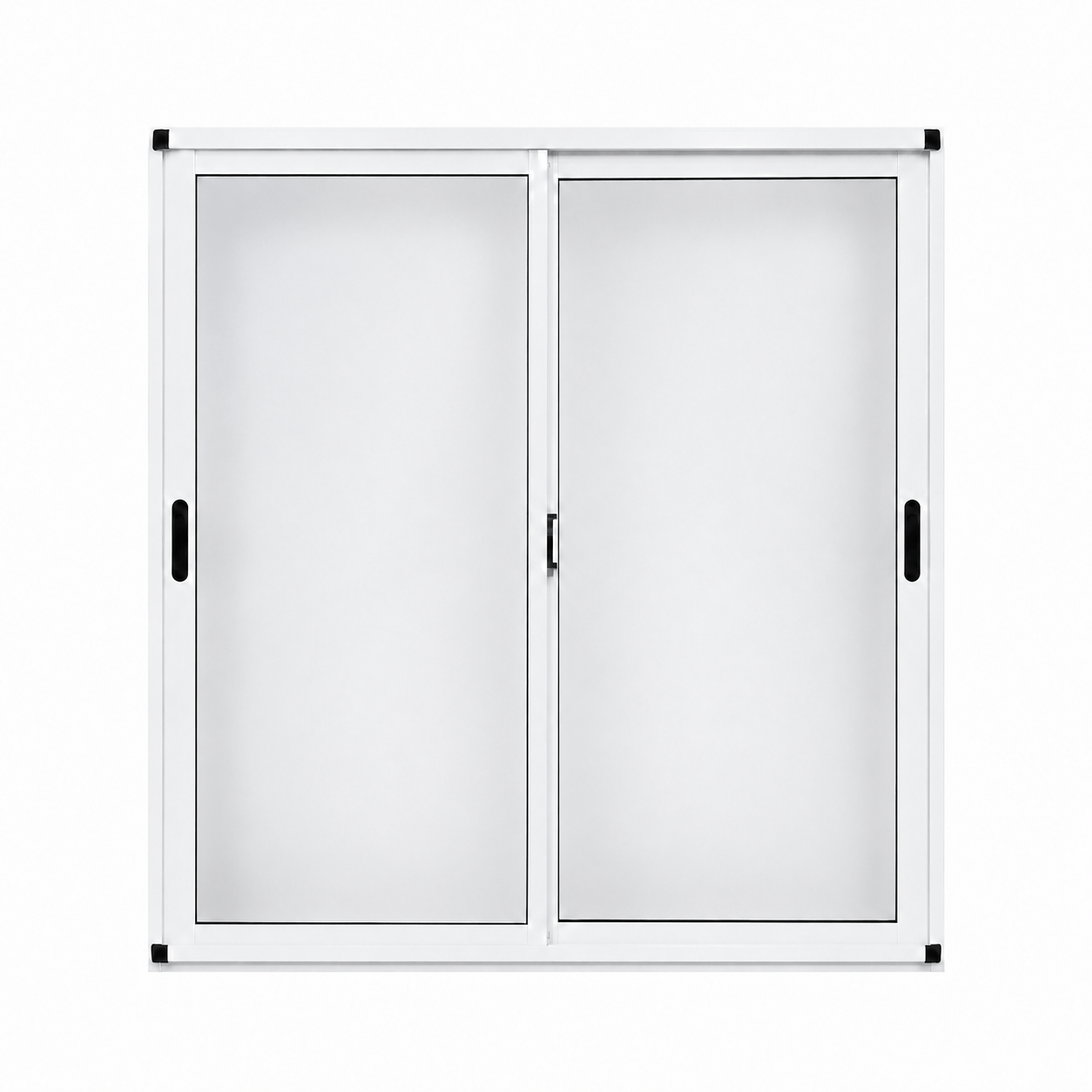 Ventana Corrediza Aluminio Blanco Nexo Moderna 100x110