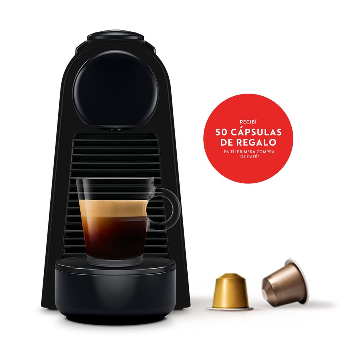 Cafetera Nespresso Essenza Mini D Mate Black D30