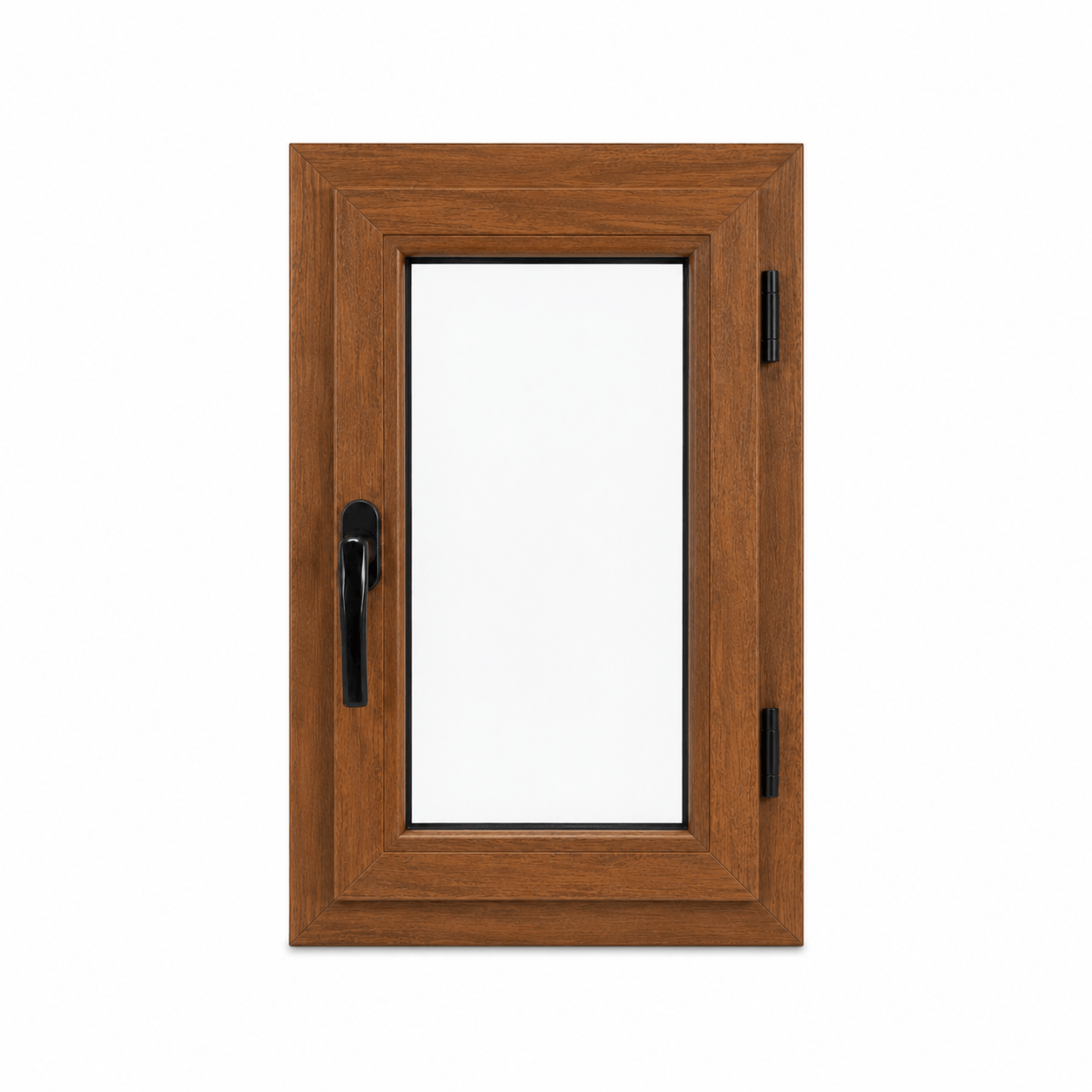 Ventana Raja de abrir PVC DVH Roble Nexo Confort 45x60