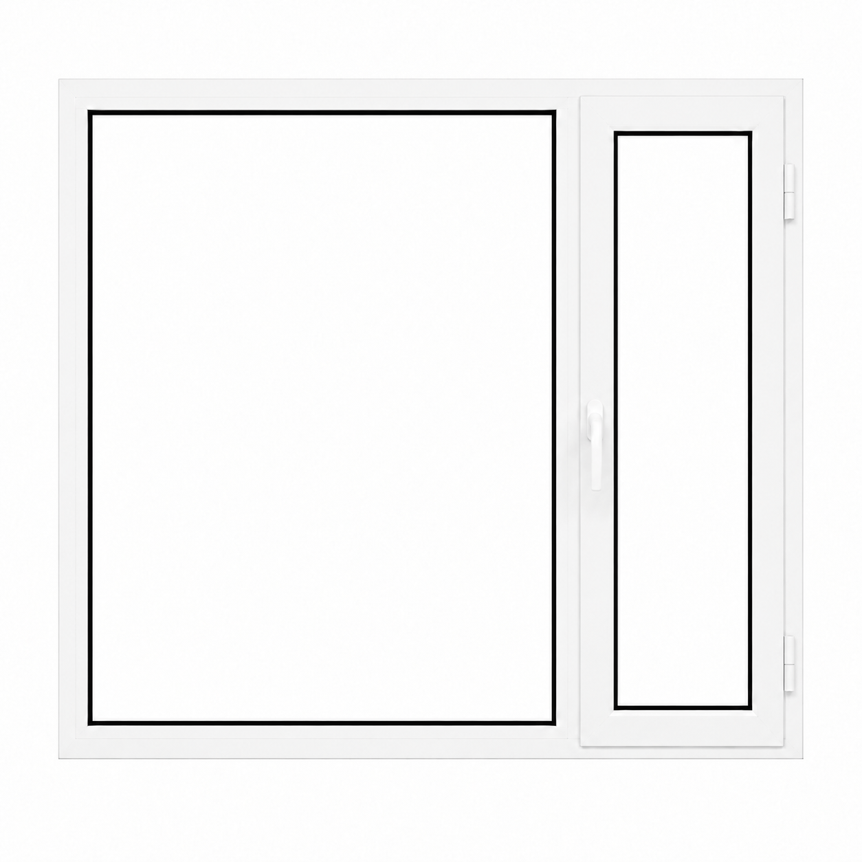 Ventana Sureña/Patagónica PVC Blanco DVH Nexo Confort 150X150
