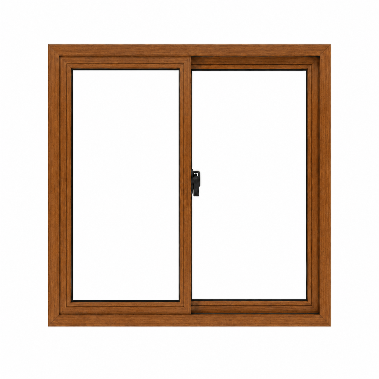 Ventana Corrediza PVC Roble DVH Nexo Confort 100x100