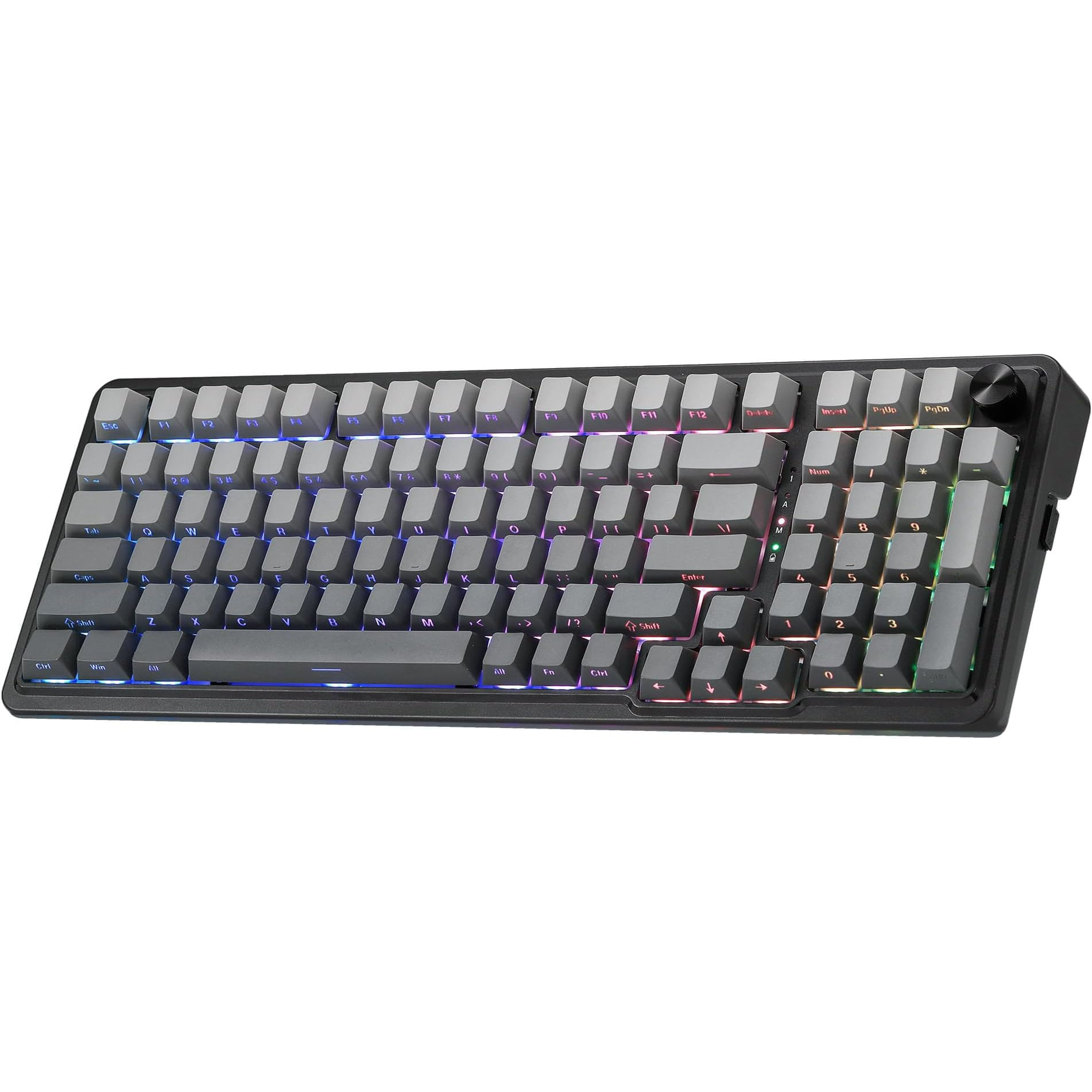 Teclado Mecanico Redragon K686 PRO Gaming Inalambrico RGB 98 Teclas Rueda Control