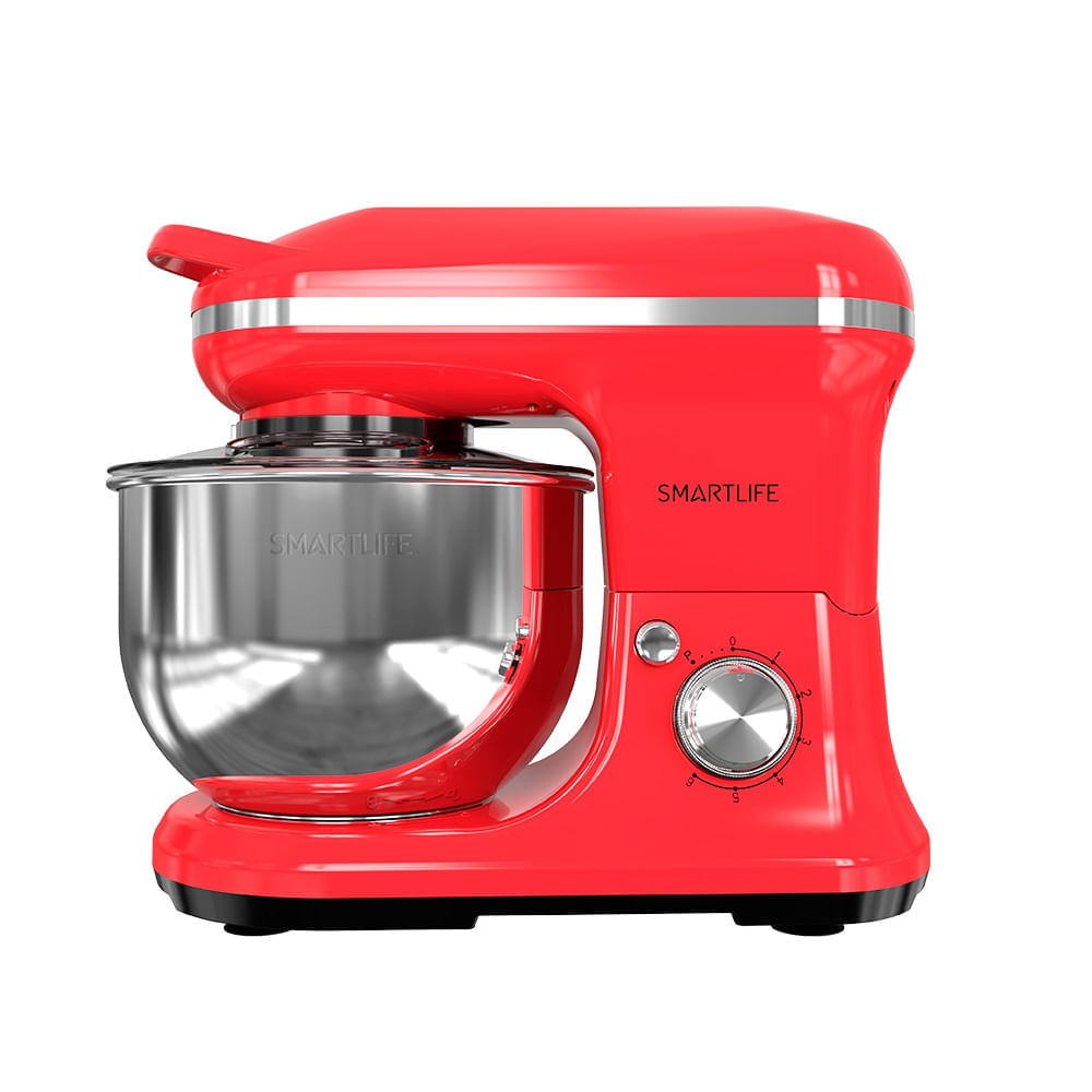 Batidora De Pie Smartlife Sl-Sb030i Con Bowl 1200w Roja