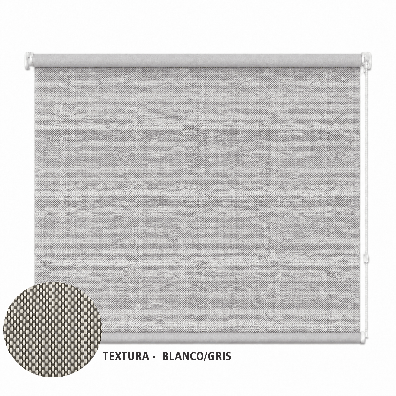 Cortina Roller Sunscreen Gris 120x150 - SADARTSA
