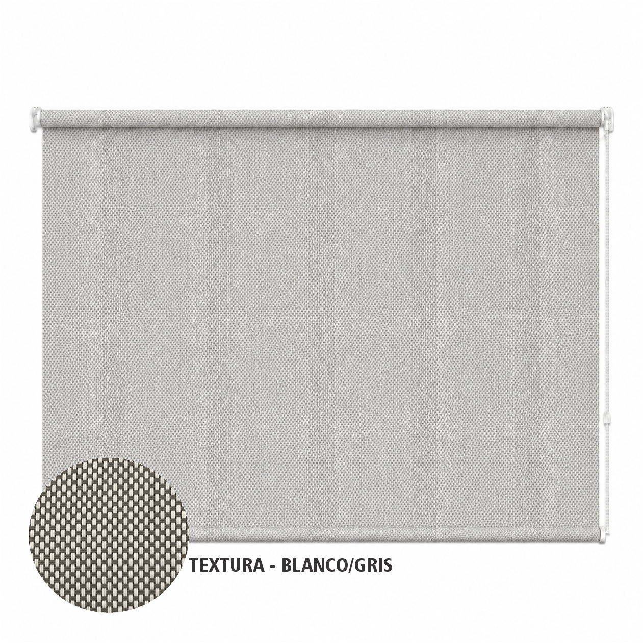 Cortina Roller Sunscreen Gris 150x110 - SADARTSA