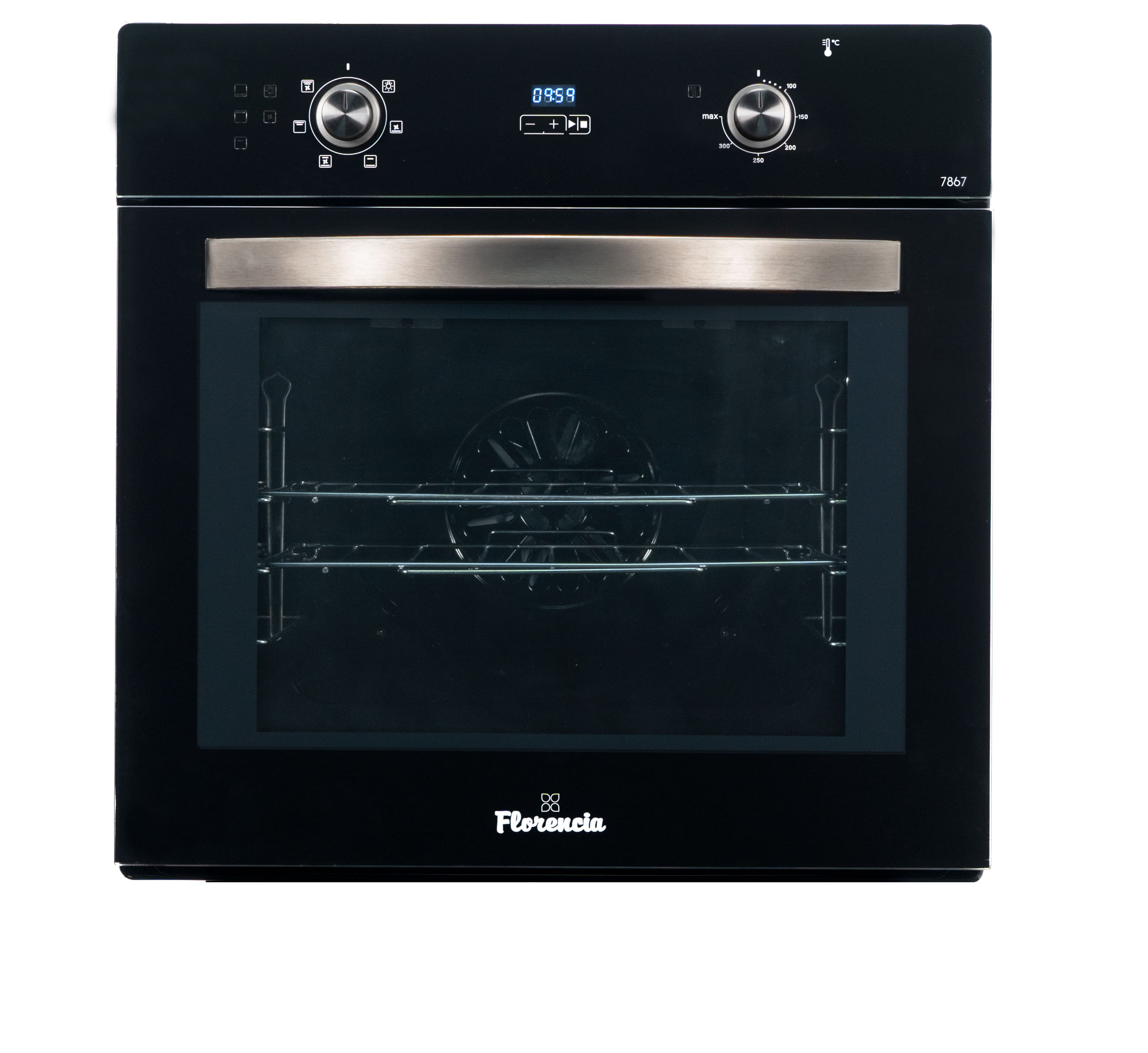 Horno Florencia 7987 72lts Empotrable Negro