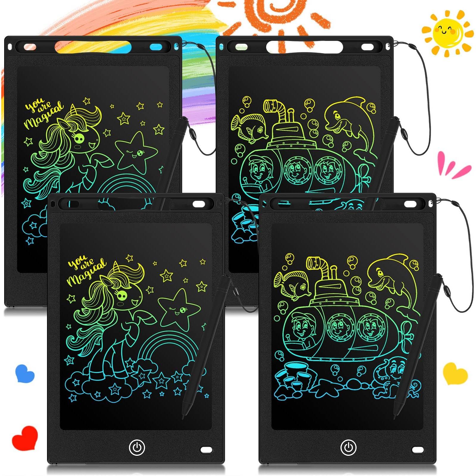 Tableta Escritura LCD Zonon 8 5 Pulgadas Pack 4