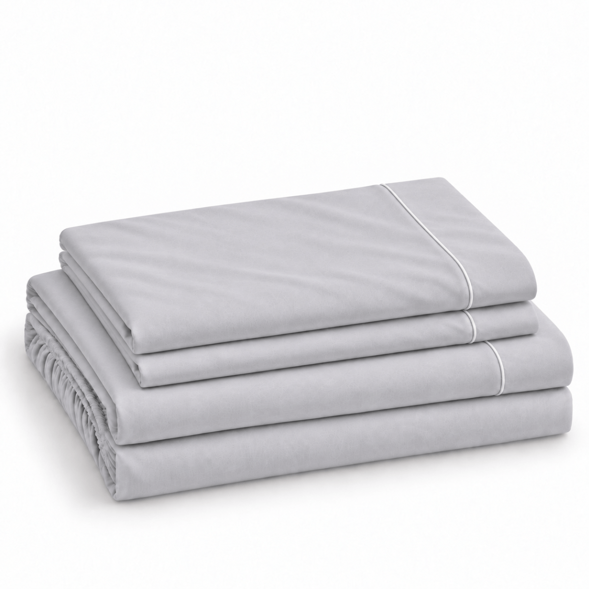 Sábanas Tuyen Cotton Touch 100g Gris Claro 1pl