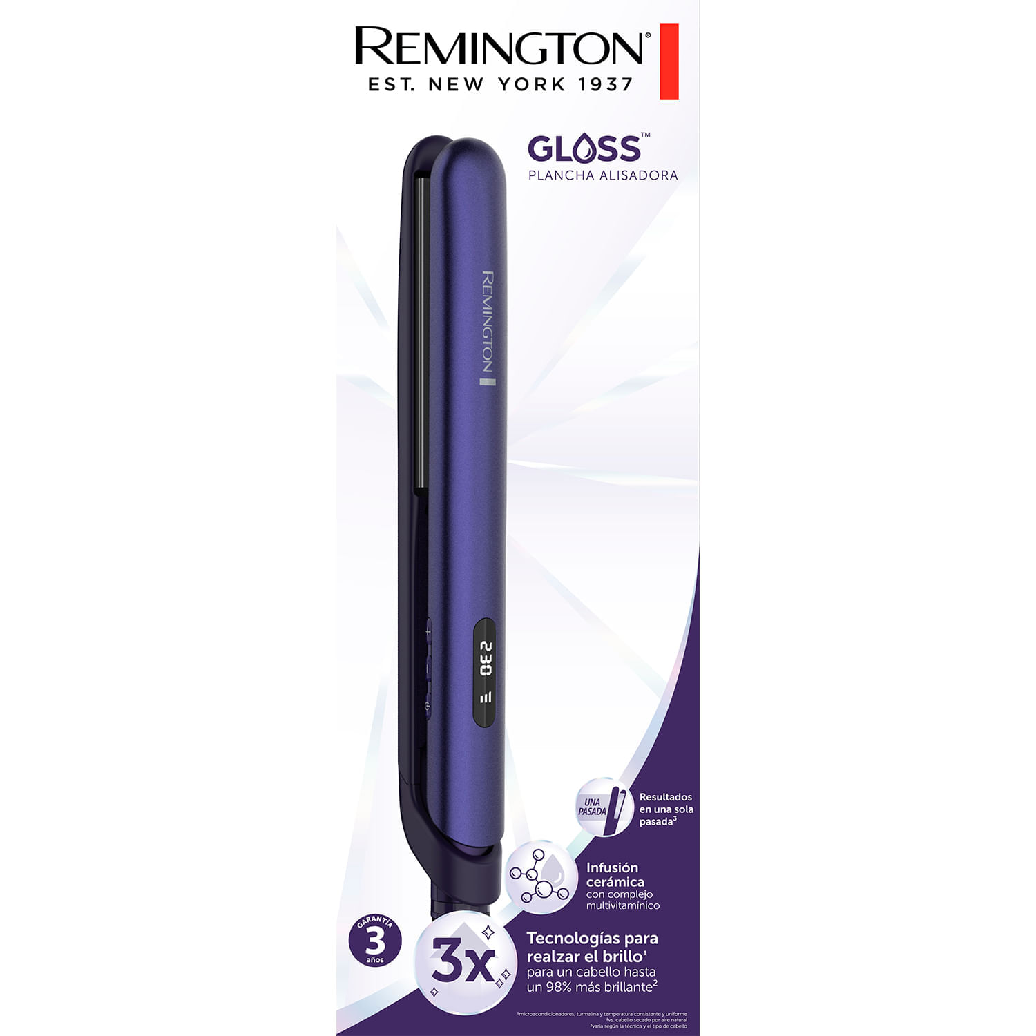 Plancha De Pelo Remington S9350 Gloss Cerámica