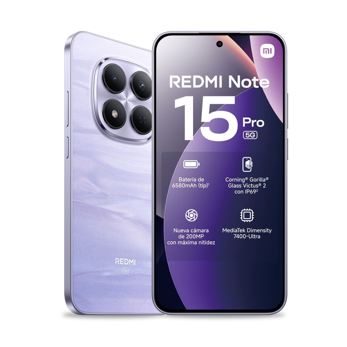 Celular Redmi Note 15 Pro 5g 8/512gb Purple