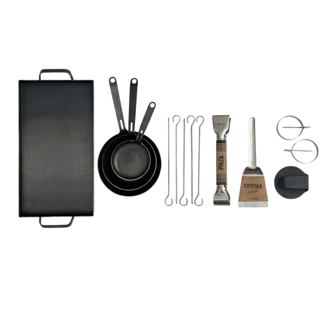 Set de Sartenes con La Planchetta 2 Hornallas de REGALO + 5 Accesorios
