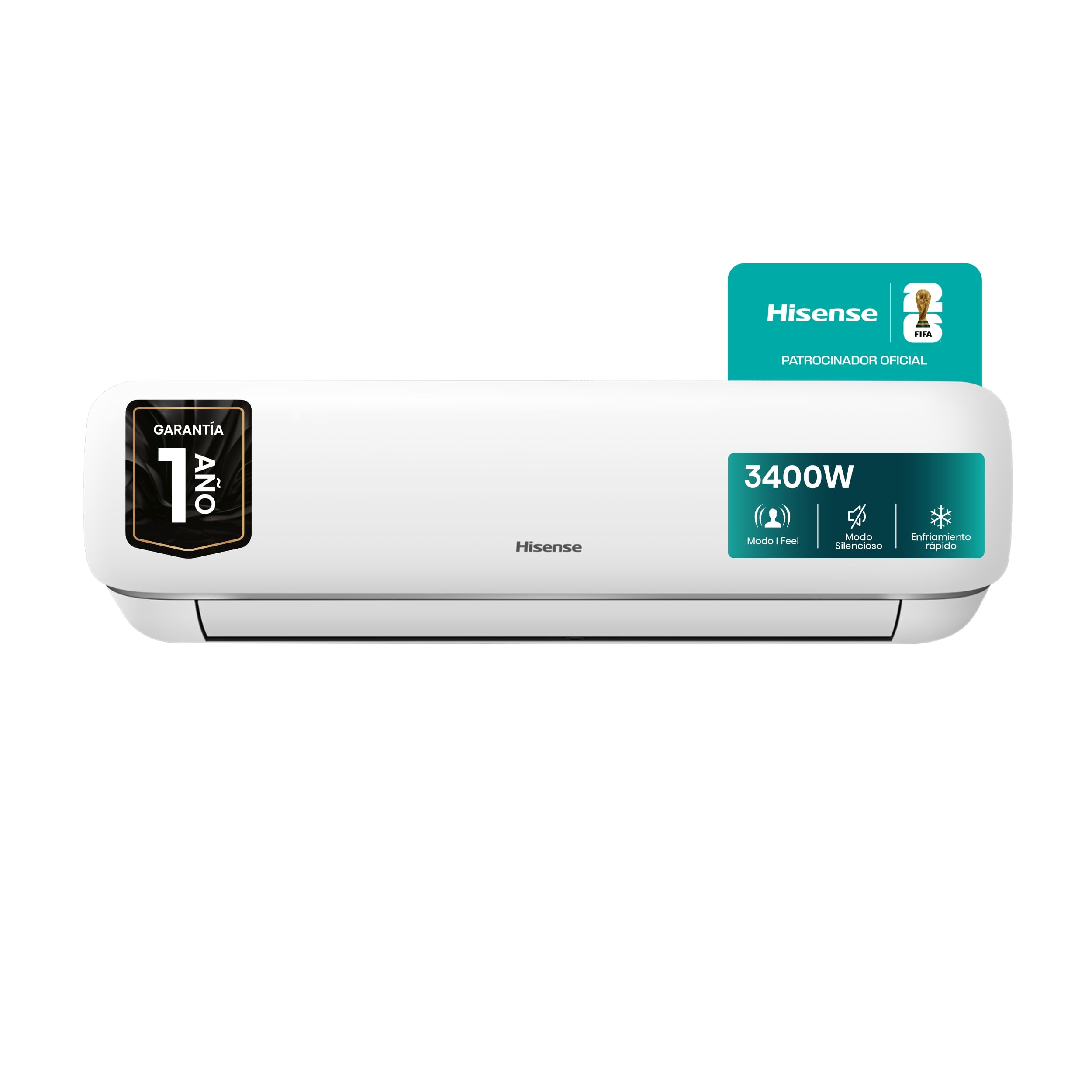 Split Hisense 3400W F/C "D" AS12HR4SVRKG03PX4