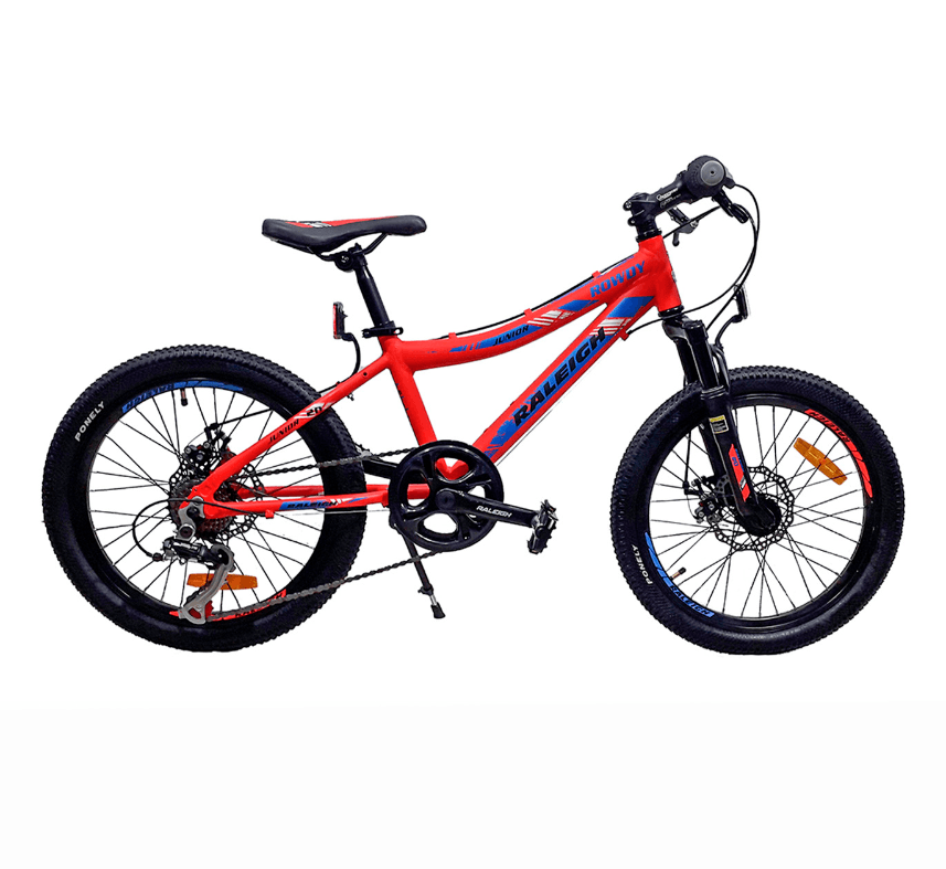 Bicicleta Raleigh Rowdy Frenos a disco mecánicos Cuadro de aluminio 7Vel. Rod 20"