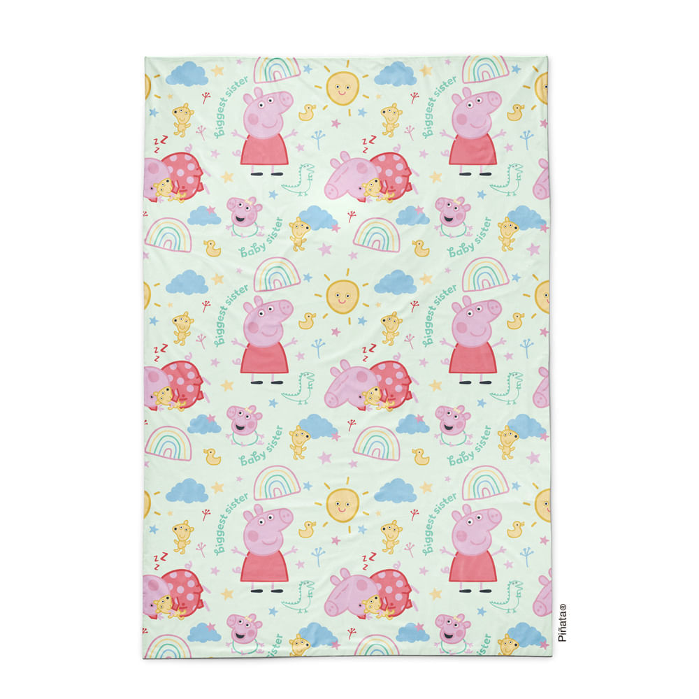 Frazada Super Soft Infantil Peppa Pig
