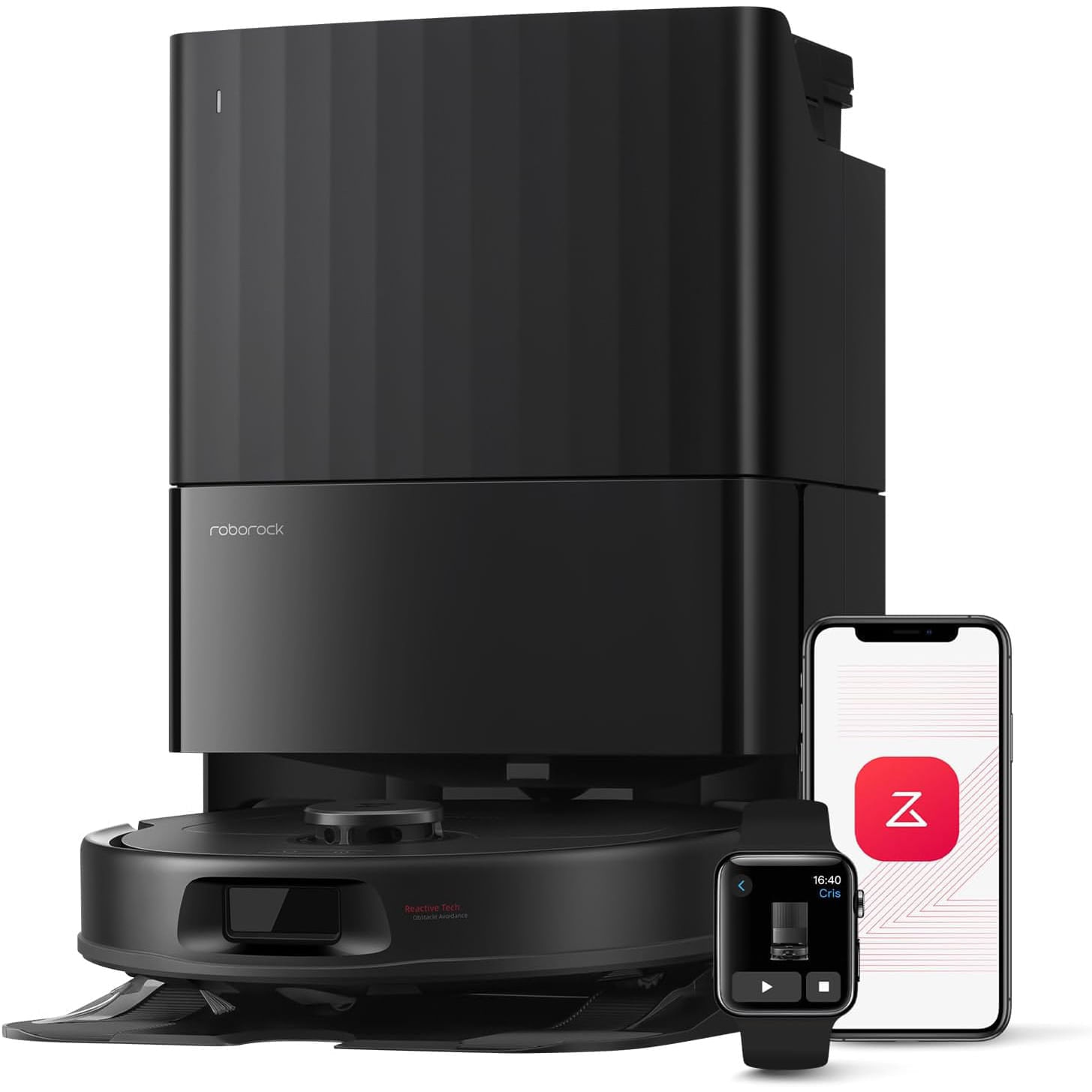 Robot Aspiradora y Trapeador Roborock QV 35A Succion 8000Pa Navegacion LiDAR Estacion de Autovaciado y Lavado