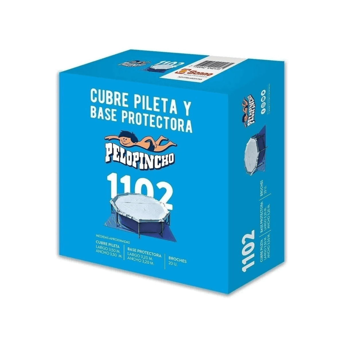 Cubre pileta y base protectora Pelopincho 1102