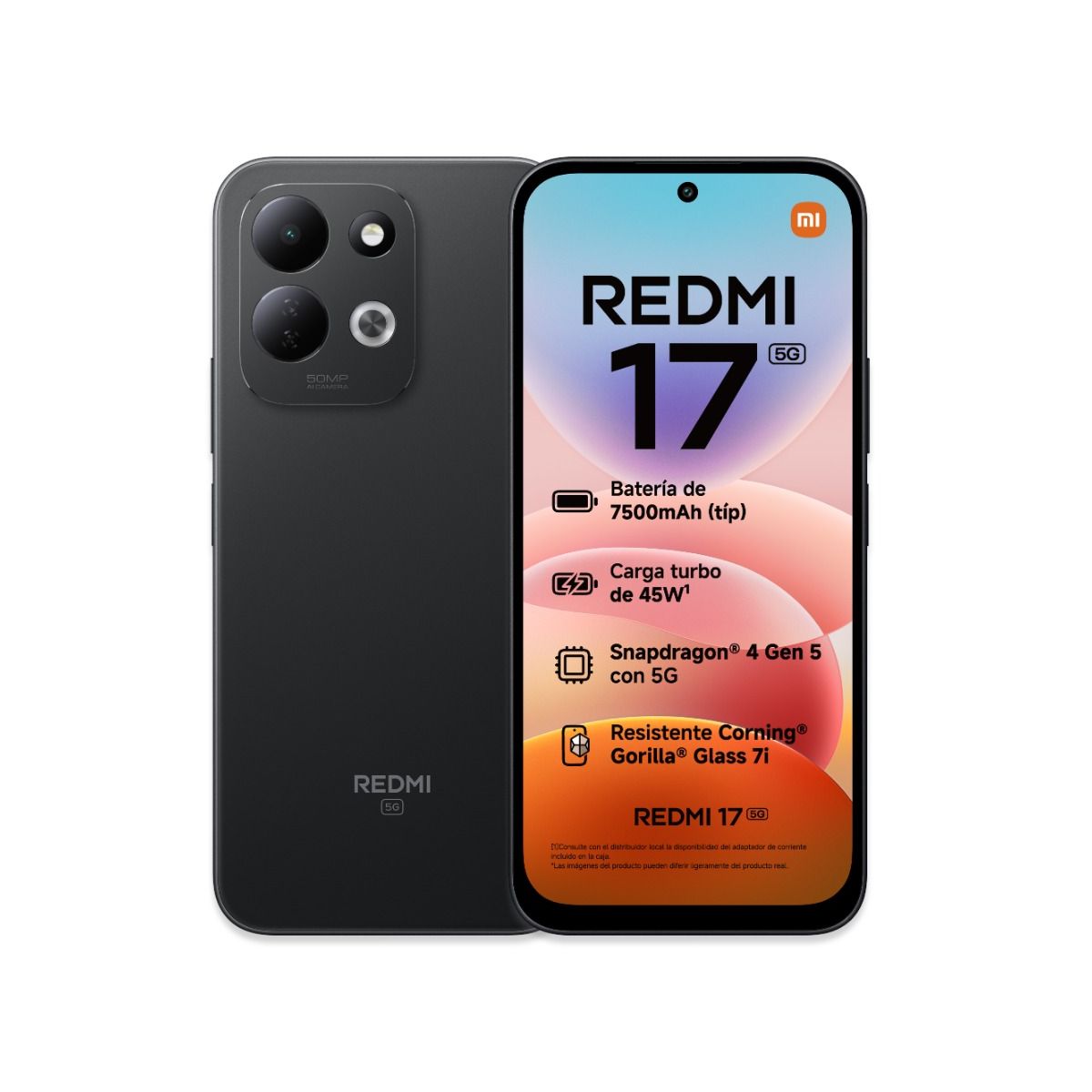 Celular Xiaomi Redmi 17 5g 4/256gb Black