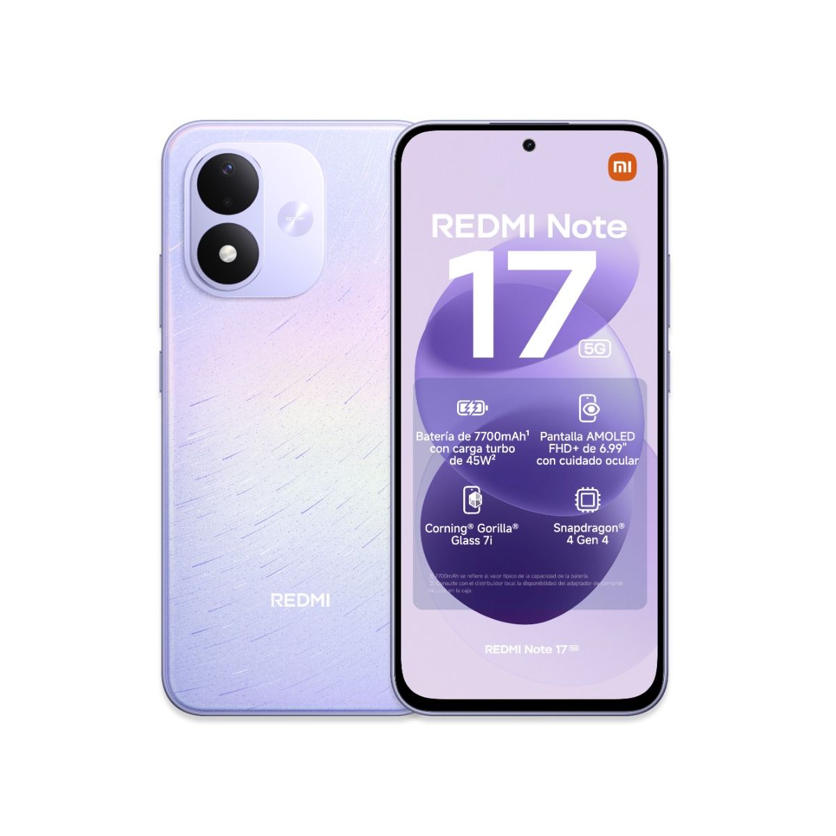 Celular Xiaomi Redmi Note 17 5g 6/256gb Purple