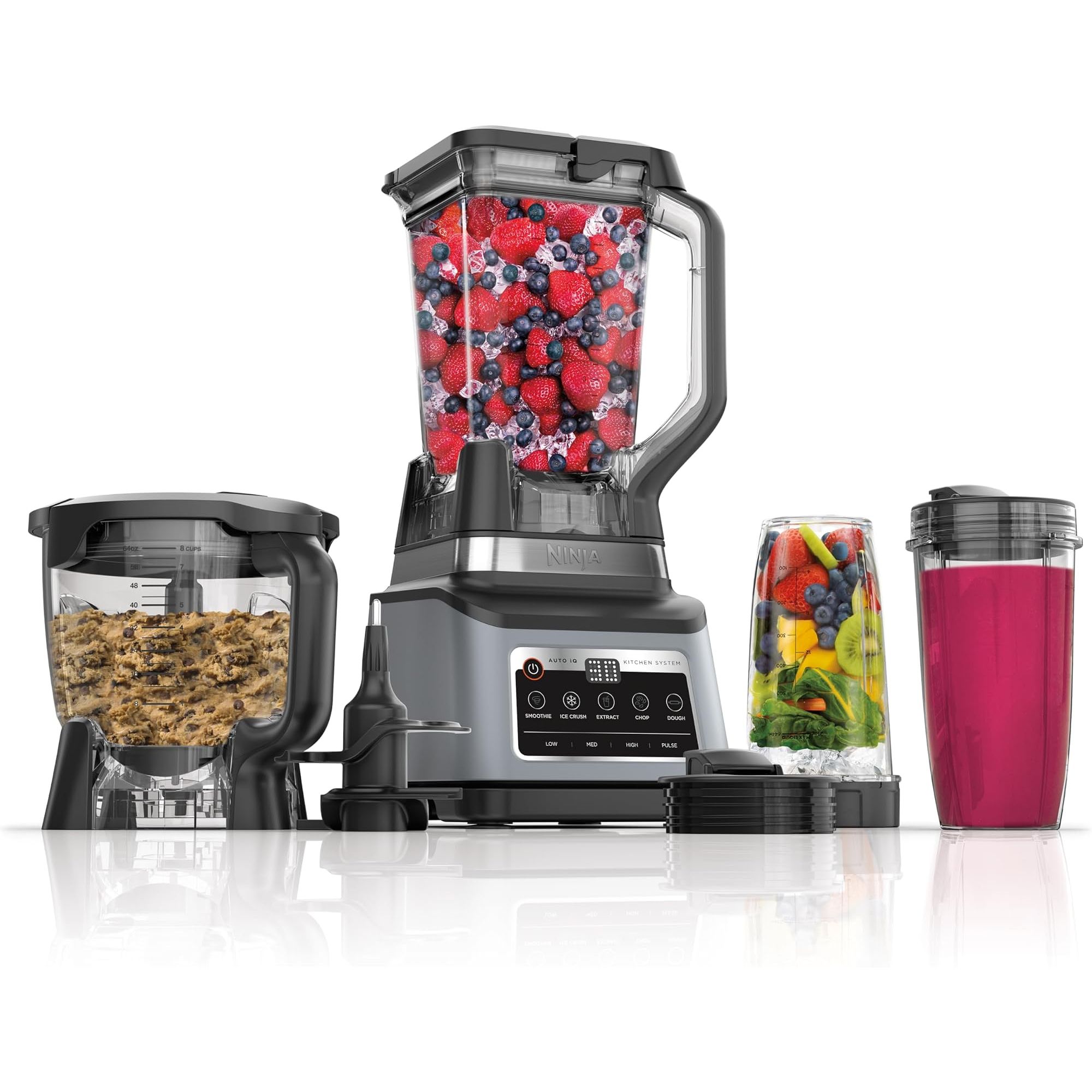 Sistema de cocina Ninja BN801 licuadora y procesador de alimentos 1400W Auto iQ